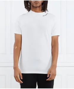 Футболка с круглым вырезом Regular fit Karl Lagerfeld, белый