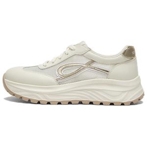 BASTO Низкие повседневные туфли женские цвета экрю/золото