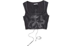 Acne Studios Женский черный топ Tank