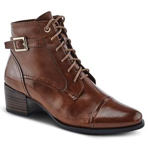 Ботильоны на шнуровке Buckleup Spring Step, cognac