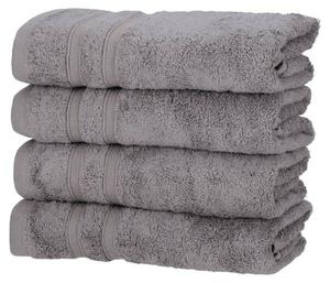 4 шт Набор полотенец Hometex Premium Textiles aus Bambus, 50x1x100 см цвет kiesel