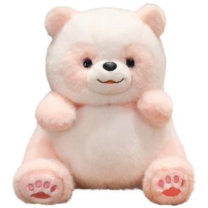 Милый плюшевый панда с макияжем, обнимающий куклу, высота 25см/40см/50см Barbne, розовый