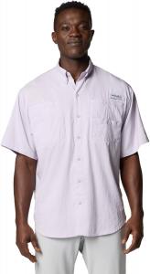 Мужская рубашка Columbia Tamiami II с коротким рукавом, Lavender Pearl