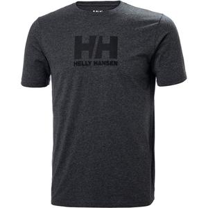 Логотип футболки Hellyhansen, цвет ebony melange
