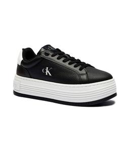 Кроссовки женские Calvin Klein Jeans кожаные на платформе, черный