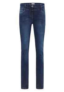 Узкие джинсы CECIL, темно-синий