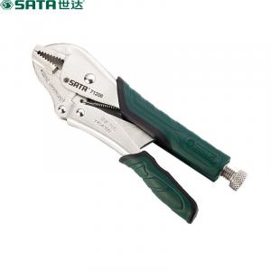 SATA 71206 Мощные быстросъемные плоскогубцы с прямым ртом, 10 дюймов