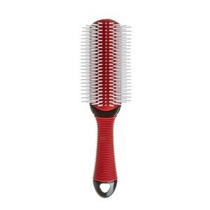 Нескользящая щетка для распутывания волос Red by Kiss 9 Row