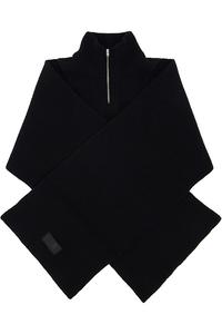 Шарф Fisherman вязки камионьер Mm6 Maison Margiela, черный