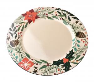 Подставка под кружку Blanche Festive Beige 33/33/2 см, пластиковая Mondex, бежевый