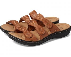 Сандалии Clarks Laurieann Ayla, цвет Dark Tan Leather