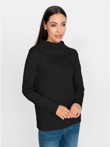 черная рубашка с воротником-стойкой Heine