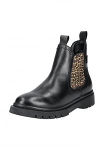 Кожаные ботильоны Tamaris, черный