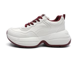 Легкие кроссовки для увеличения роста, низкие, массивные, женские ABIDJAN, Red