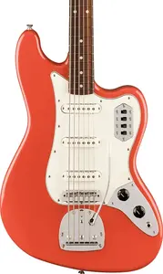 Fender Vintera II 60s Bass VI с грифом из пальисандра, цвет Fiesta Red