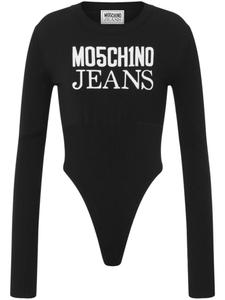 MOSCHINO JEANS боди с логотипом, черный