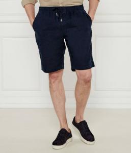 Льняные шорты harlem po Regular fit Tommy Hilfiger, синий