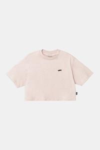 Детская хлопковая футболка SALTON RELAX CROP Vans, розовый