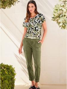 Тканевые шорты Heine, оливковый