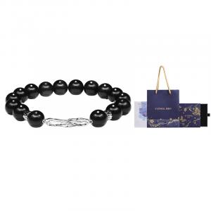 Стеклянный браслет унисекс VIVIWELL, Black+Refined Box