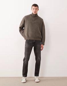 Зауженные джинсы черного цвета Asos Design