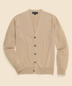 Кардиган с V-образным вырезом из хлопка Supima