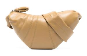 Lemaire Сумка кросс-боди из овчины серии Круассан женская бежево-желтая