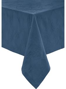 Erwin Müller Жаккардовая скатерть из смесовой хлопчатобумажной ткани Arnsberg синего цвета