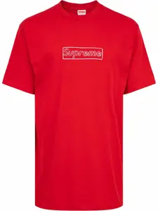 Футболка Chalk Logo из коллаборации с Kaws Supreme, красный