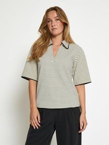 Футболка черная в полоску minus