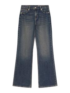 Bershka Джинсы-клеш в синем дениме