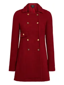 Двубортное пальто Giambattista Valli, красный