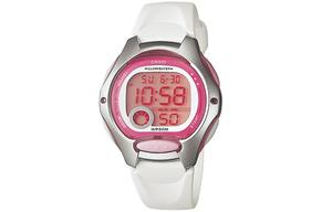 CASIO Часы Women's DIGITAL Series 37.9mm Pink Watch LW-200-7AVDF, Pink Watch Dial
