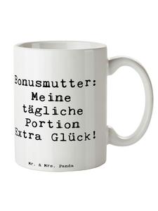 Кружка для бонуса Счастье матери с надписью Saying in White Mr. & Mrs. Panda