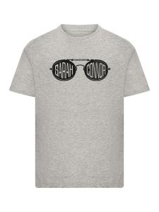 Рубашка F4NT4STIC Terminator 2 Goggle Sunglasses Sarah Connor, серый