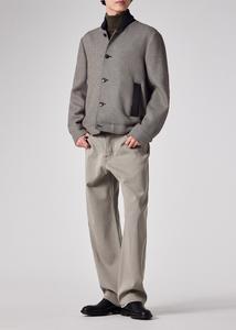 Брюки из шерстяной хлопчатобумажной саржи с пятью карманами