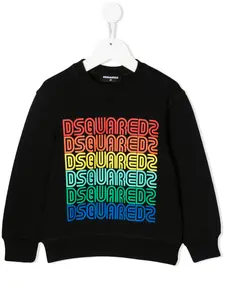 Толстовка с логотипом Dsquared2 Kids, черный