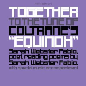 Виниловая пластинка Fabio, Sarah Webster: Together to the Tune of Coltrane's equinox