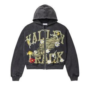 Худи Vale Forever Midnight Garden Zip Up Hoodie, Black