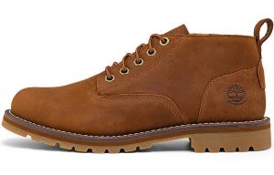 Ботинки мужские Timberland низкие на шнуровке, темно-коричневый