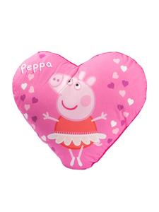 Peppa Pig Декоративная подушка с изображением Свинки Пеппы, в форме сердца, 45 x 45 см, розового цвета