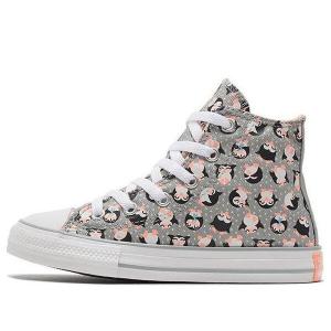 Кроссовки chuck taylor all star big grey/black Converse, серый
