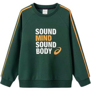 Спортивный свитшот для подростков ASICS, зеленый