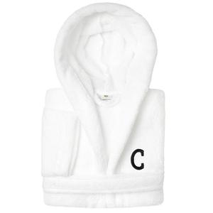 Домашний текстиль Linum, детский суперплюшевый халат с капюшоном и индивидуальной вышивкой, с двойной щеткой Linum Home Textiles, C