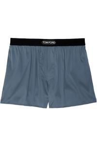 Tom Ford Серые шелковые боксеры