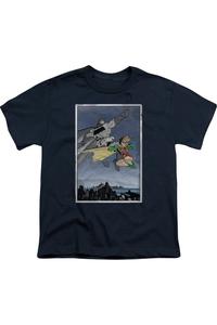 Футболка Batman Dkr Duo с коротким рукавом для детей Gildan, темно-синий