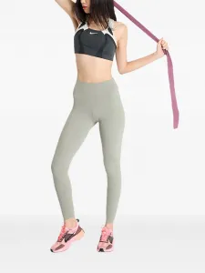 Тайтсы с логотипом Nike, зеленый