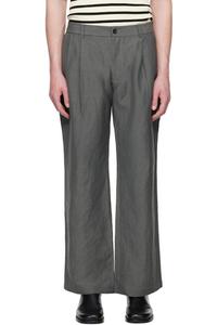 Серые заправленные брюки N.Hoolywood