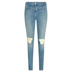 Джинсы скинни джинсовая ткань Actitude_Twinset, синий