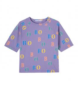 Хлопковая футболка с логотипом Bobo Choses, Navy Blue